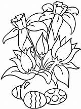 Ausmalbilder Osterblumen Flori Primavara Narzisse Daffodils Colorat Ausmalbild Pascua Planse Cu Narciso Ostern Vorlage Universdecopil Gasiti Multe sketch template