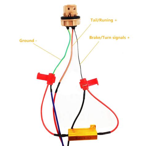 led load   resistors  ohm  led rear tail lights indicators ebay