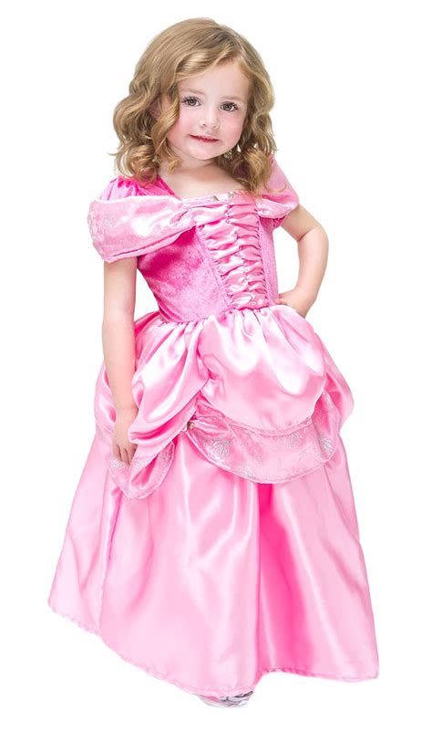 satin sleeping beauty aurora dress  costume dress  costumes pink