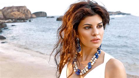 jacqueline fernandez latest beach photoshoot full hd wallpaper