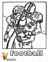 Coloring Football Pages Cowboys Player American Osu Print Game Popular Crafts Library Logo sketch template