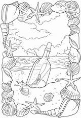 Coloring Pages Seashore Print sketch template