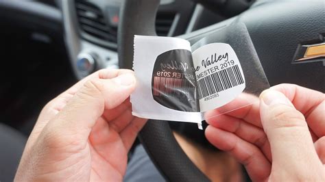 dino   windshield labels  print custom parking permit stickers www