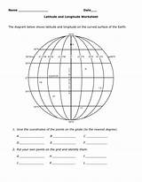 Latitude Longitude Worksheet Worksheets Grade Practice Social 6th Using Map Key Geography Answer Skills School Studies Lines Name Print Earth sketch template