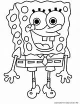 Spongebob Pages Coloring Colorator Squarepants Drawing Soloring sketch template