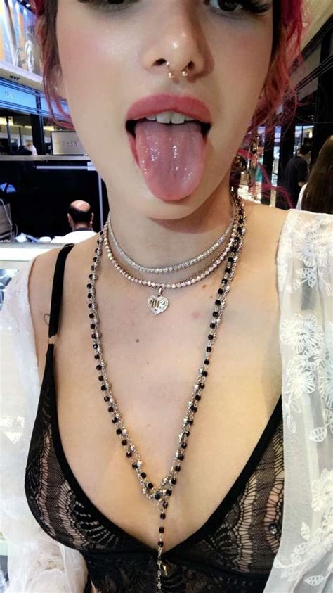 Girls With Their Tongue Sticking Out Bella Thorne Bella