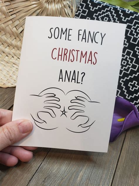 Some Fancy Christmas Anal Card Xmas Sex Mature Funny Etsy