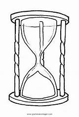 Clessidra Reloj Hourglass Relojes Sanduhr Pintar Orologi Misurare Millanta Malvorlage Misti Misura Ausmalen Admirari Gratismalvorlagen sketch template