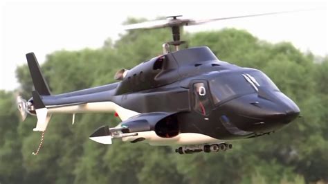 version full custom airwolf size rc heli test flight youtube