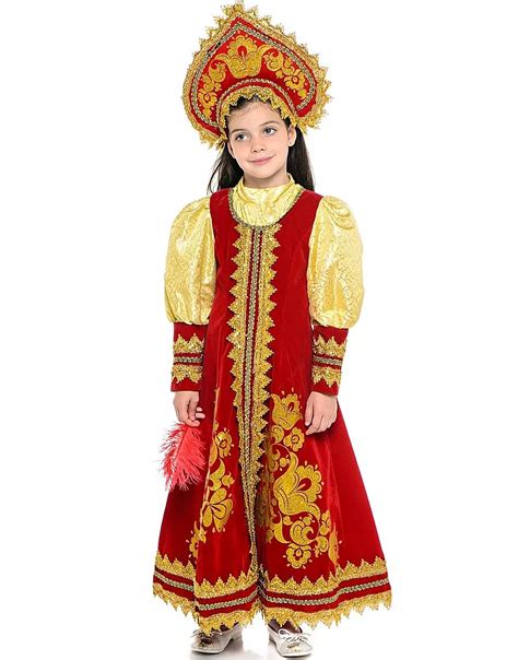 russian dress barynya for girls
