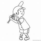 Caillou Baseball Playing Coloring Pages Xcolorings 840px 49k Resolution Info Type  Size sketch template