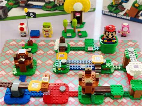 toy review lego super mario   interactive lcd lego stuff