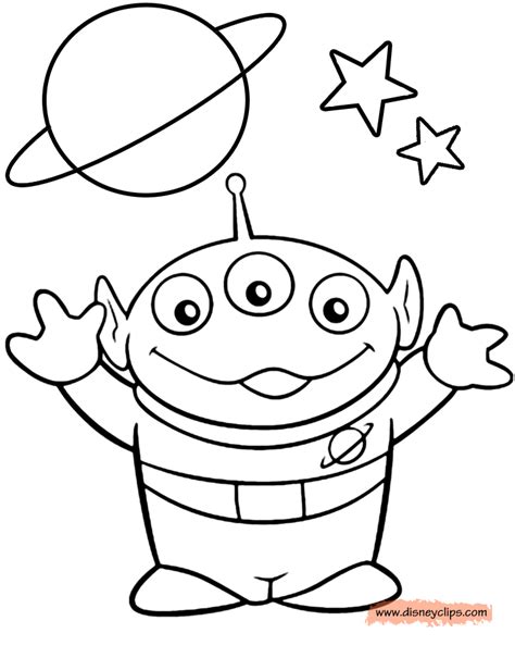toy story alien coloring pages coloring pages