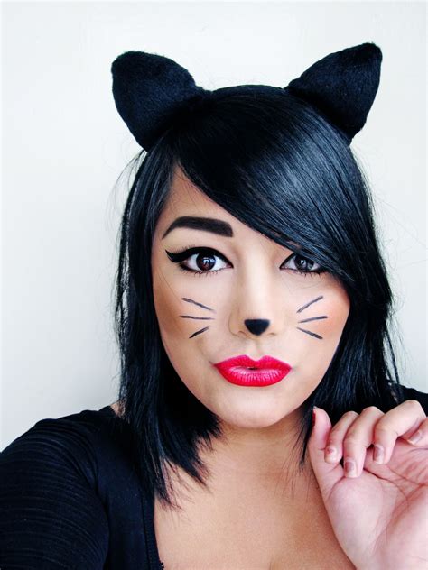 halloween make up cute and sexy kitten daily cup of beauty