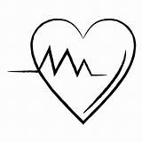 Heartbeat Beat Iconfinder sketch template