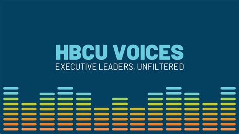 uncf institute  capacity building launches  podcast hbcu voices
