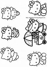 Kitty Hello Coloring Pages Colouring Book Mini Cute Drawing Shows Printable Big Kids Toy Story Birthday Poses Opens Above Nice sketch template