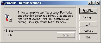 printfile  windows printing utility