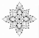Mandalas Mandala Silueta Zeichnen Merken Auswählen Zentangle sketch template