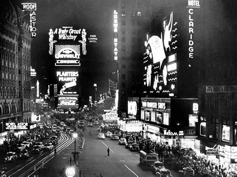 times square throughout the 20th century