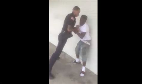 this video of a cop body slamming a teen could be the next big debate