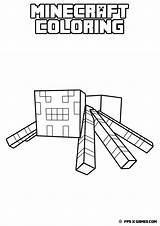 Minecraft Coloring Pages Games Printable Spider Kids Pdf Fan Print Color Also Drawings Books Clipart Drawing Apps Choose Board Activities sketch template