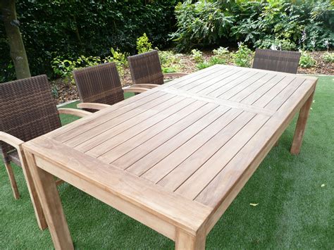 reclaimed teak garden table uk  dining set