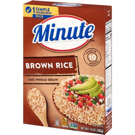 minute  grain brown rice hy vee aisles  grocery shopping