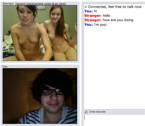 girls watching guys on chatroulette