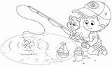 Pages Kids Fishing Coloring Fun Activityshelter Color Printable sketch template