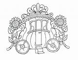 Carriage Coloring Pages Pumpkin Cinderella Template Getdrawings sketch template