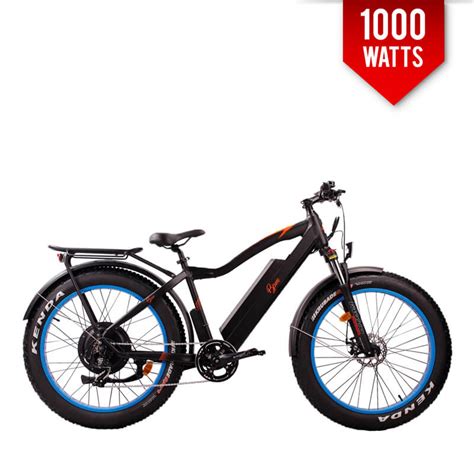 watt sport electric  bike bicycle matte black  tires