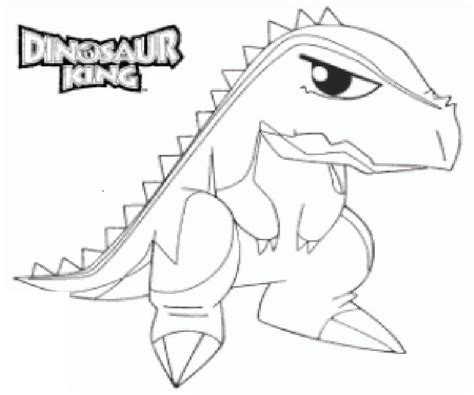 dinosaur king printable coloring pages lets coloring  world