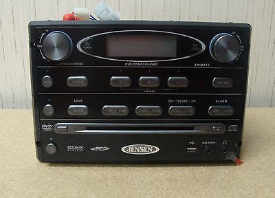 jensen awm amfm cddvd usbipod ready wall mount radio stereo  rv camper car audio