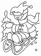 Iarna Colorat Desene Planse Luge P07 Zabawy Dzieci Zimowe Coloriages Anotimpul Kolorowanki Dla Colorier Primiiani Educative Trafic Copii sketch template