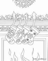 Coloring Pages Christmas Hellokids sketch template