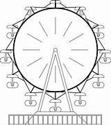 Wheel Ferris Coloring Sheet Clipart Clip Cliparts Pages Template Library Colouring Comments Carnival Coloringhome sketch template