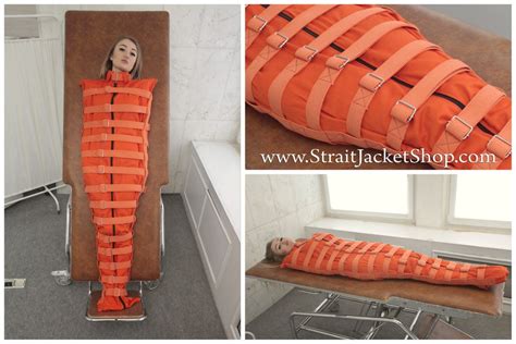 Orange Prison Sleep Sack Bondage Body Bag Straitjacket Etsy Australia