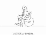 Wheelchair Outlines Backrest sketch template