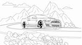 Gt500 Ford Bentley Spec sketch template