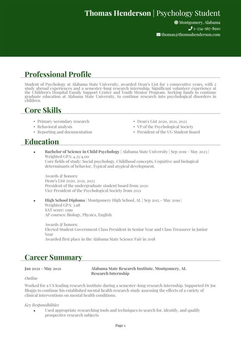 scholarship resume  guide  resume template