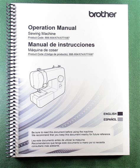brother lx lxa lxg instruction manual  pages protective covers ebay