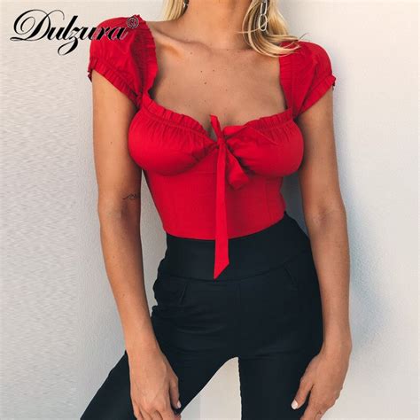 buy dluzura cotton short sleeve women autumn sexy