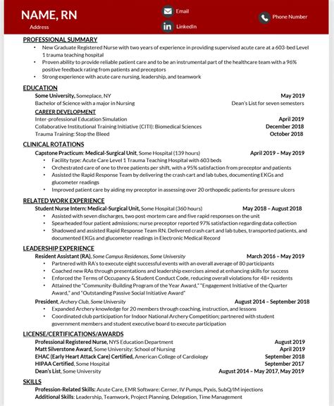 grad rn resume advice needed job search interview resume