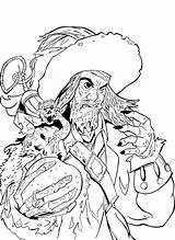 Barbossa Inks Pirates Deviantart sketch template