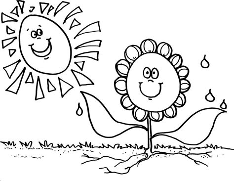 coloring pages printable sunflower coloring pages printable