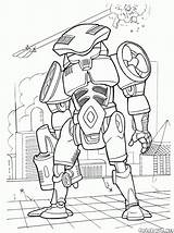 Coloring Pages Wars Cyborg Street Futuristic sketch template