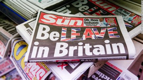 brexit britains biggest newspapers  uk  leave  eu