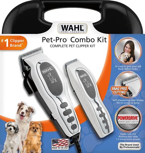 buy wahl pet pro combo kit silver