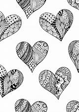 Coloring Pages Adult Valentines Printable Doodle Heart Clipart Advanced Pdf Paisley Detailed Hearts Colouring Valentine Choose Board Sheets Nerdymamma Clipground sketch template